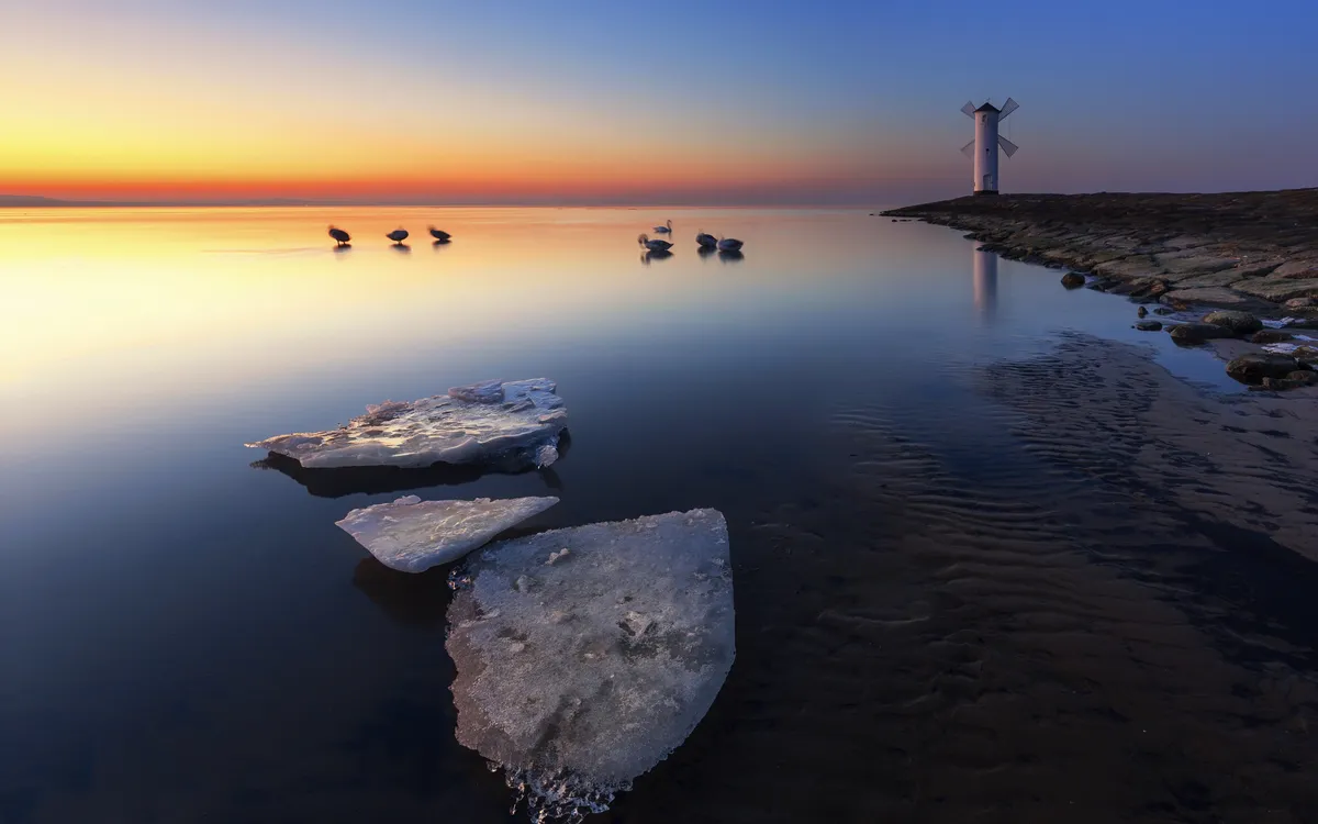 Swinemünde an der polnischen Ostsee