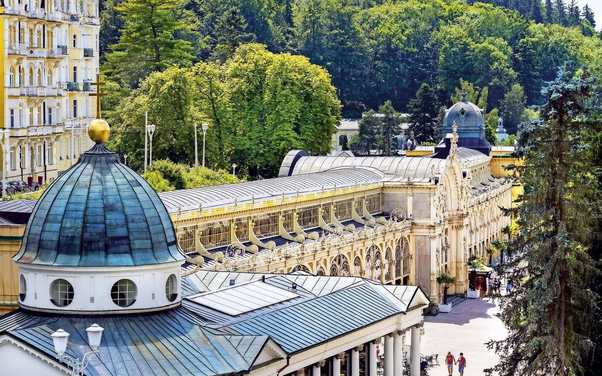 Hotel Reitenberger Marienbad Ausblick