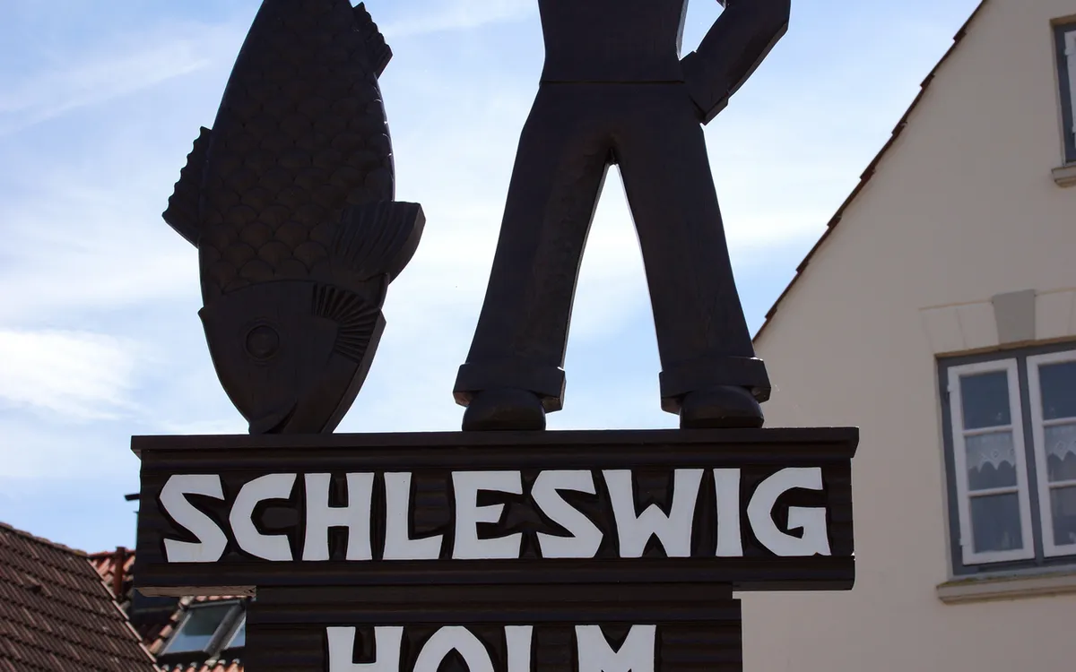 Impressionen aus der Fischersiedlung Schleswig-Holm in Schleswig-Holstein