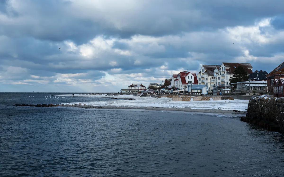 Ostseebad Laboe im Winter