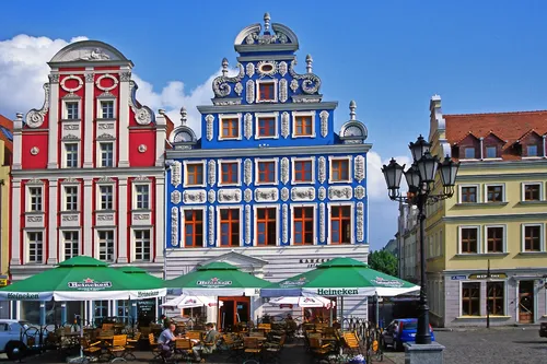 Marktplatz in Stettin, Polen