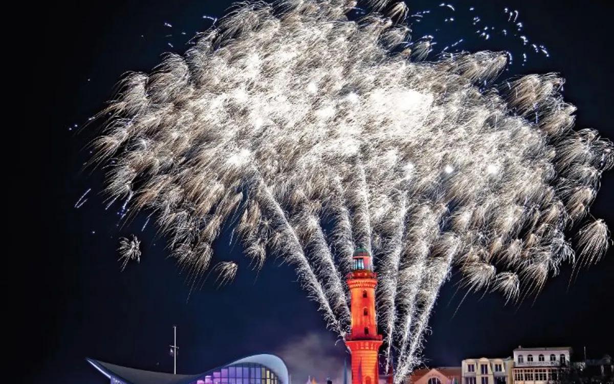 Leuchtturm in Flammen