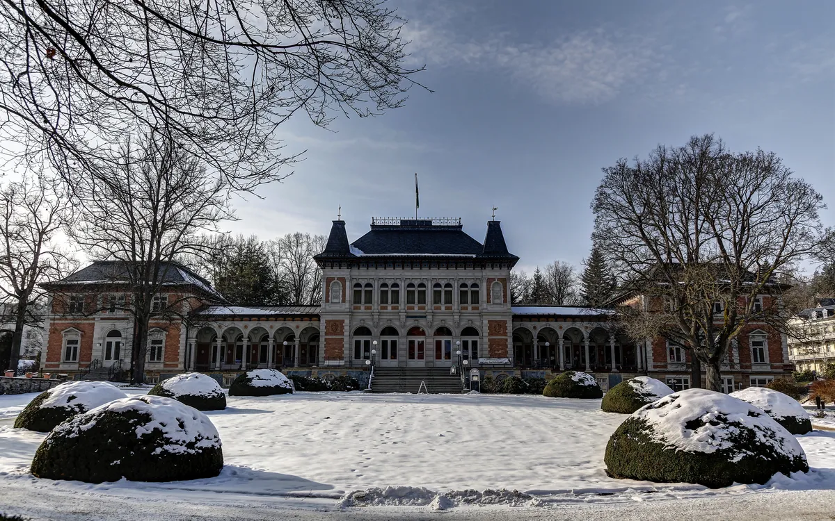 Königliches Kurhaus Bad Elster im Winter