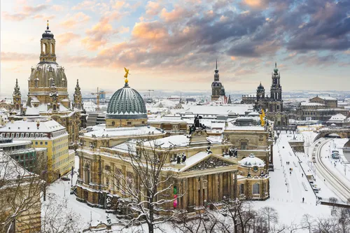 Dresden im Winter
