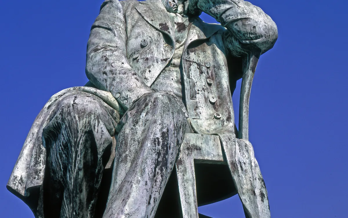 Robert Schumann-Denkmal in Zwickau, Deutschland