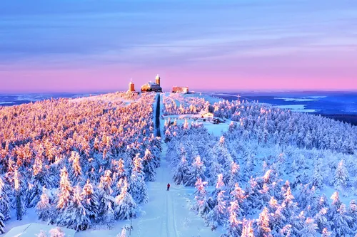 Winter auf dem Fichtelberg