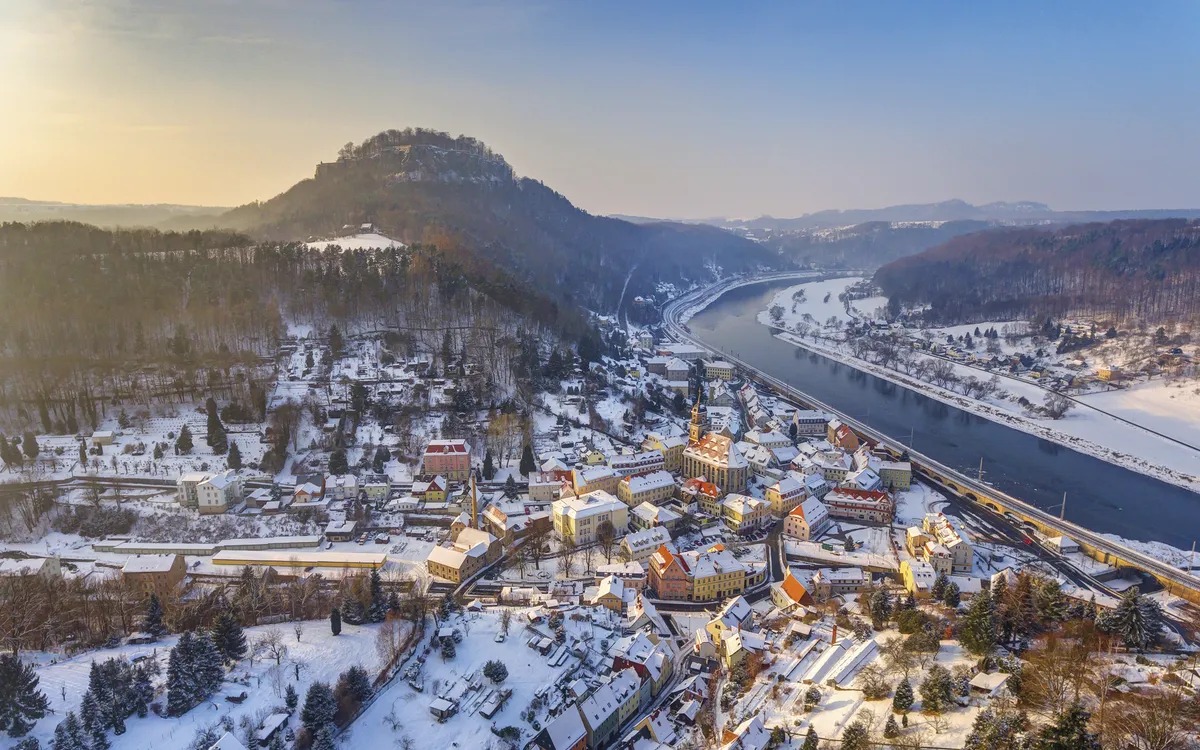 Königstadt, sächsische Schweiz, Festung Königstein