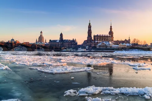 winterliches Dresden