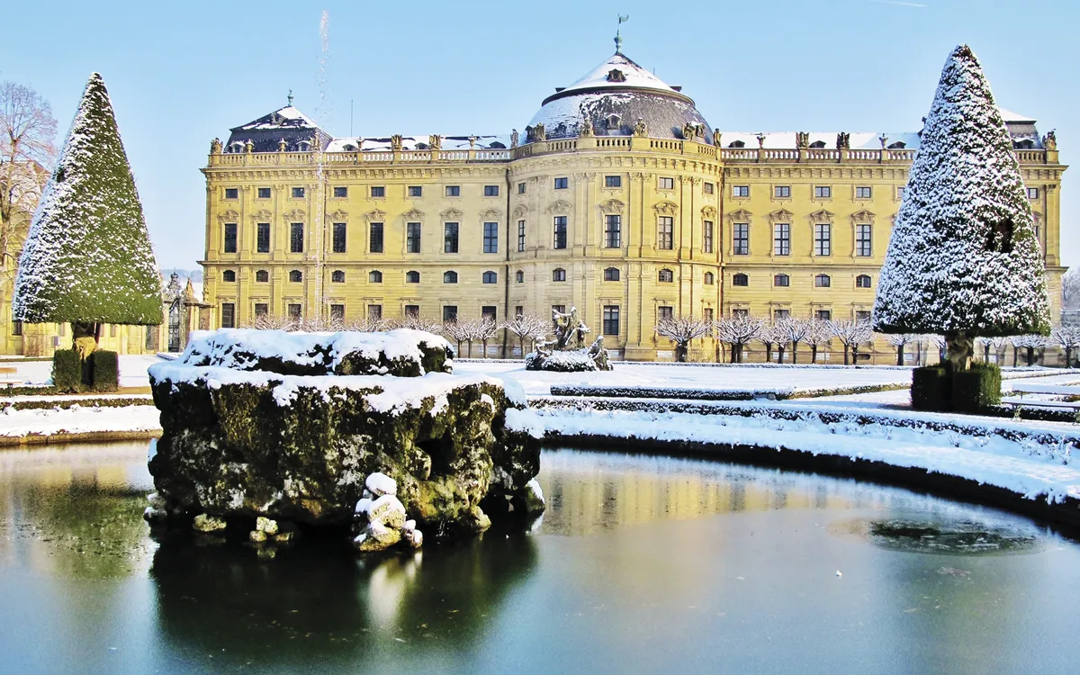 Würzburg, Residenz, Gartenfront, Südseite