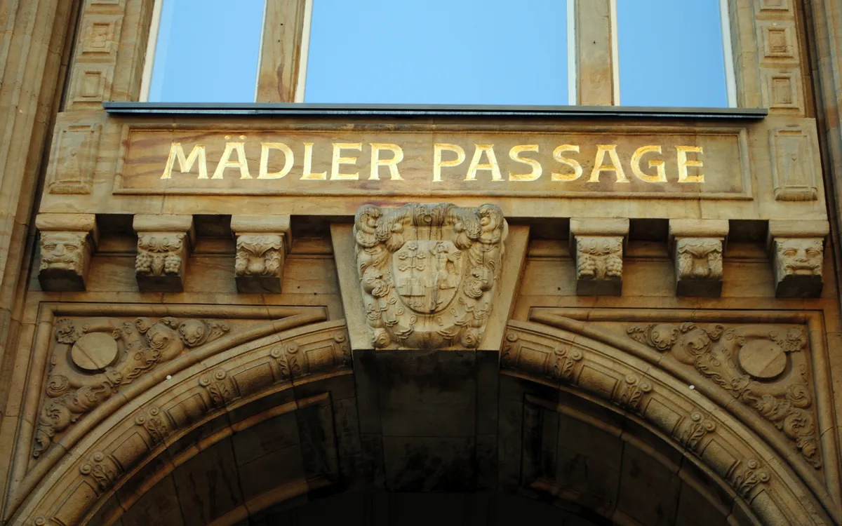 Mädler Passage in Leipzig, Deutschland