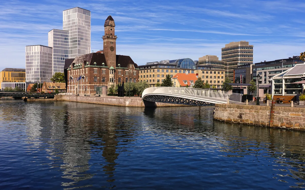 Stadtbild von Malmö, Schweden