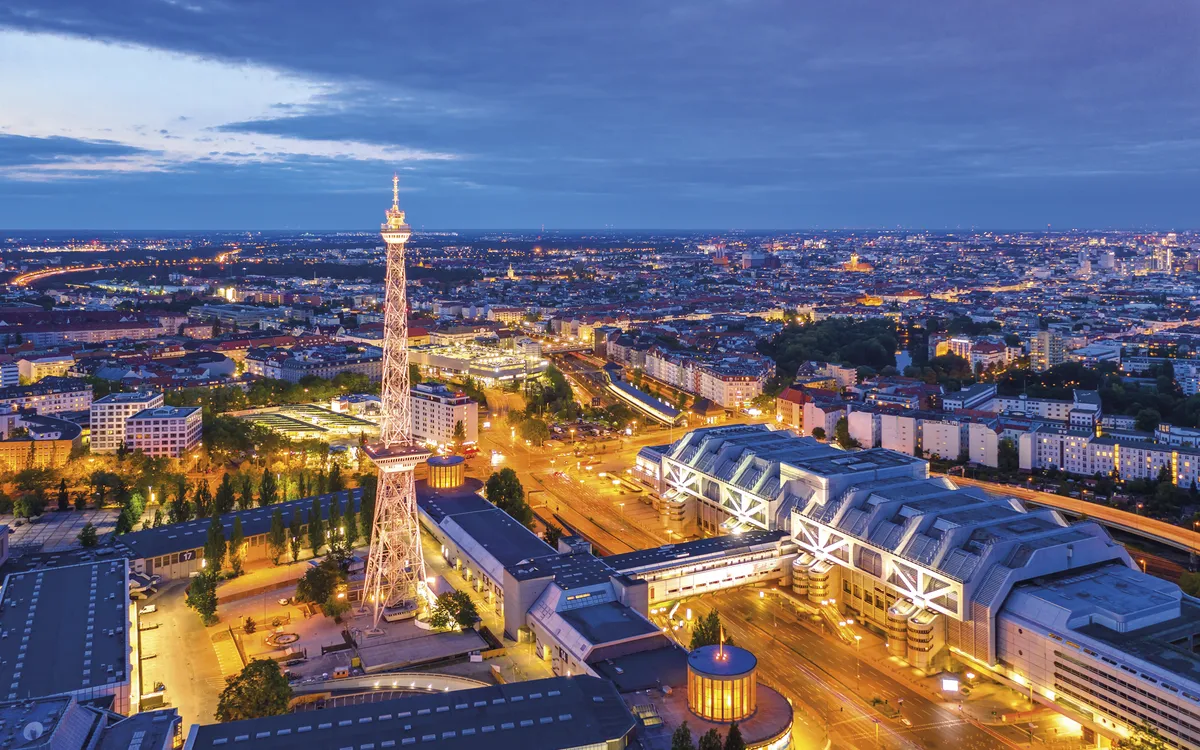 Funkturm in Berlin. Germany