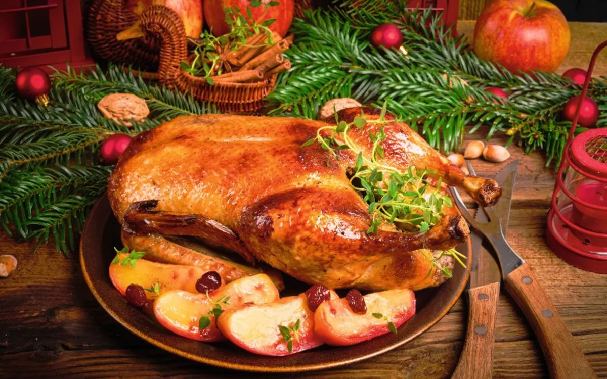 Christmas duck
