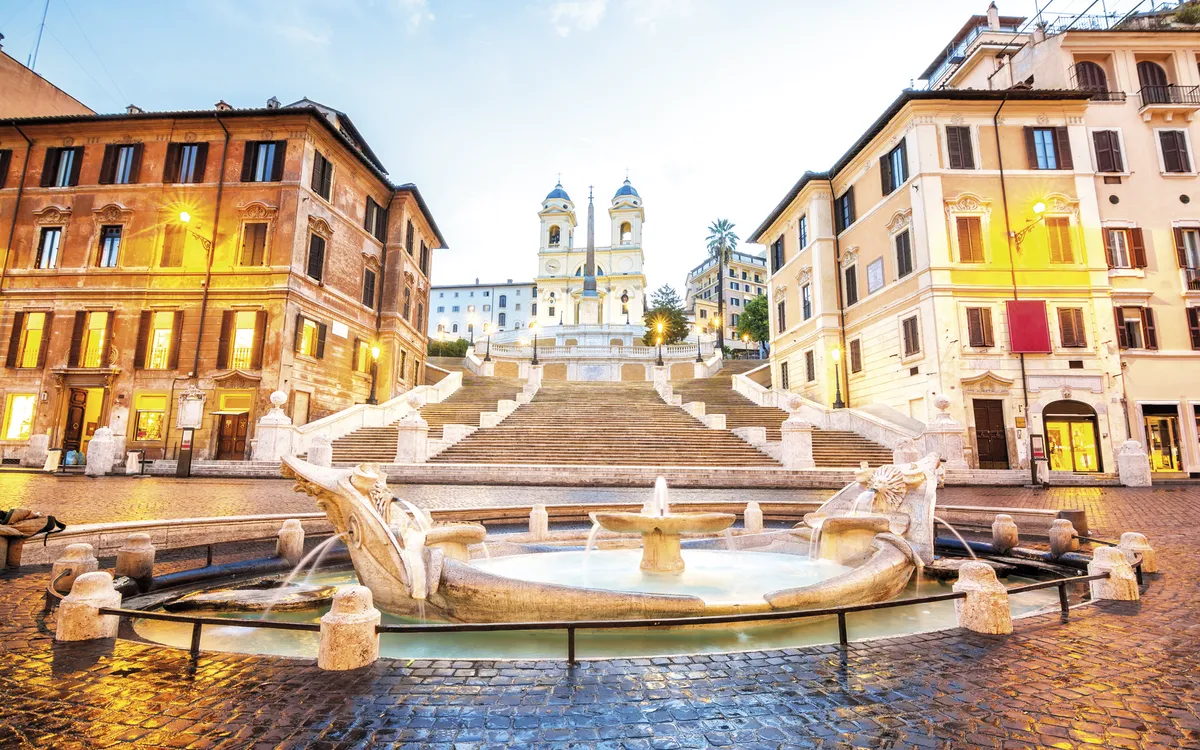 piazza de spagna in rome, italy