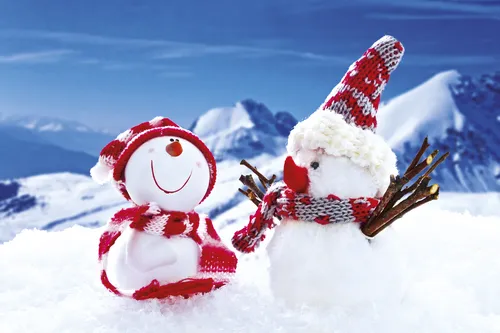 Two snowmen