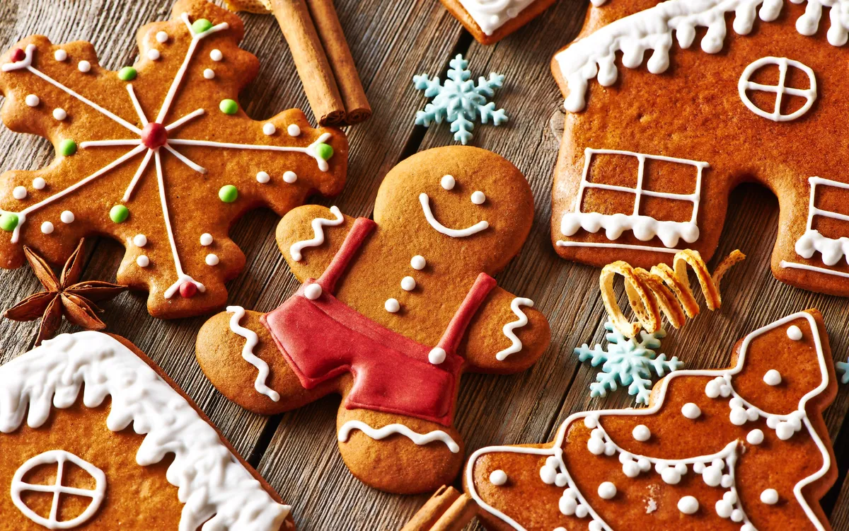 Weihnachten hausgemachte Lebkuchen