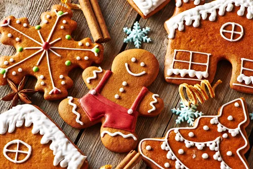 Weihnachten hausgemachte Lebkuchen