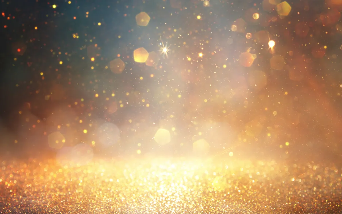 Hintergrund mit abstrakten Glitzerlichtern