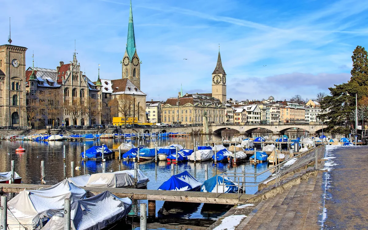 Zürich im Winter