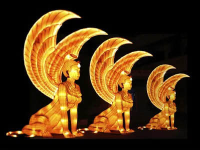 Magische Lichterwelten Bergzoo Halle