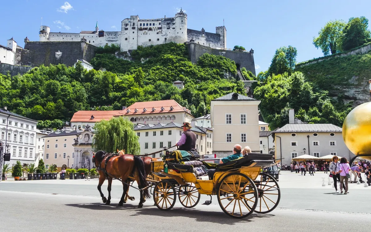 Pferdekutsche in Salzburg