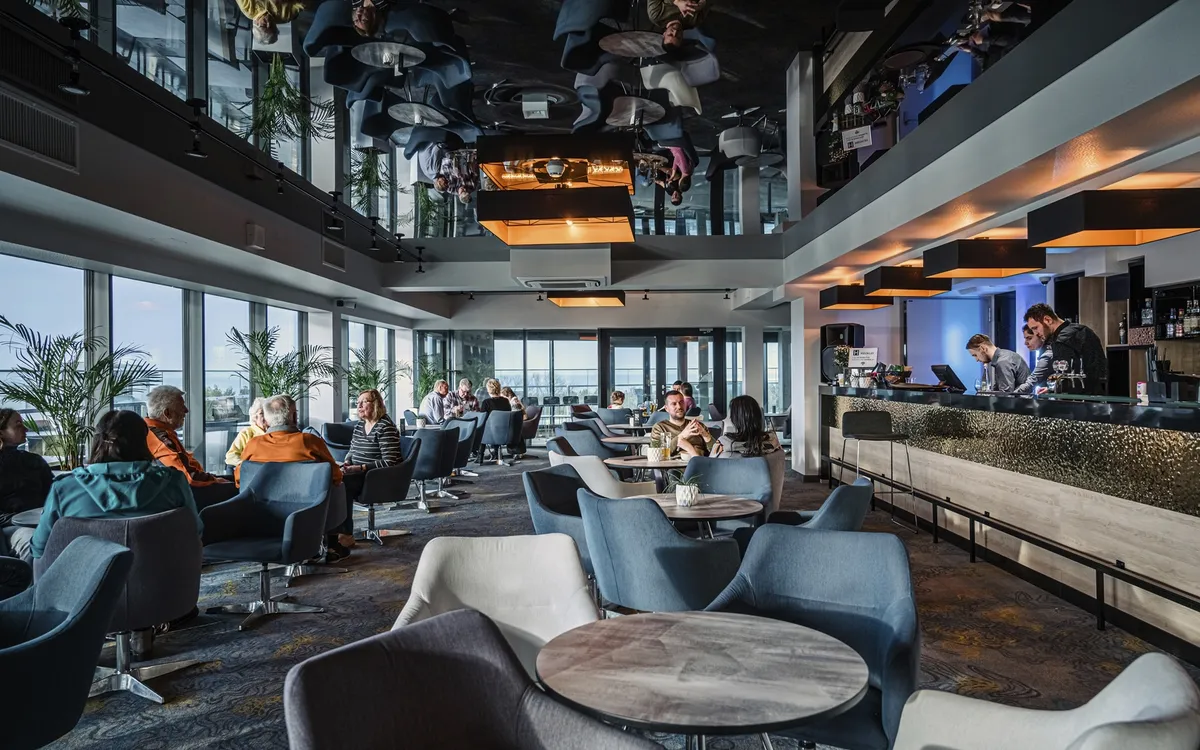 Swinemünde Hotel Hamilton, Café mit Meerblick