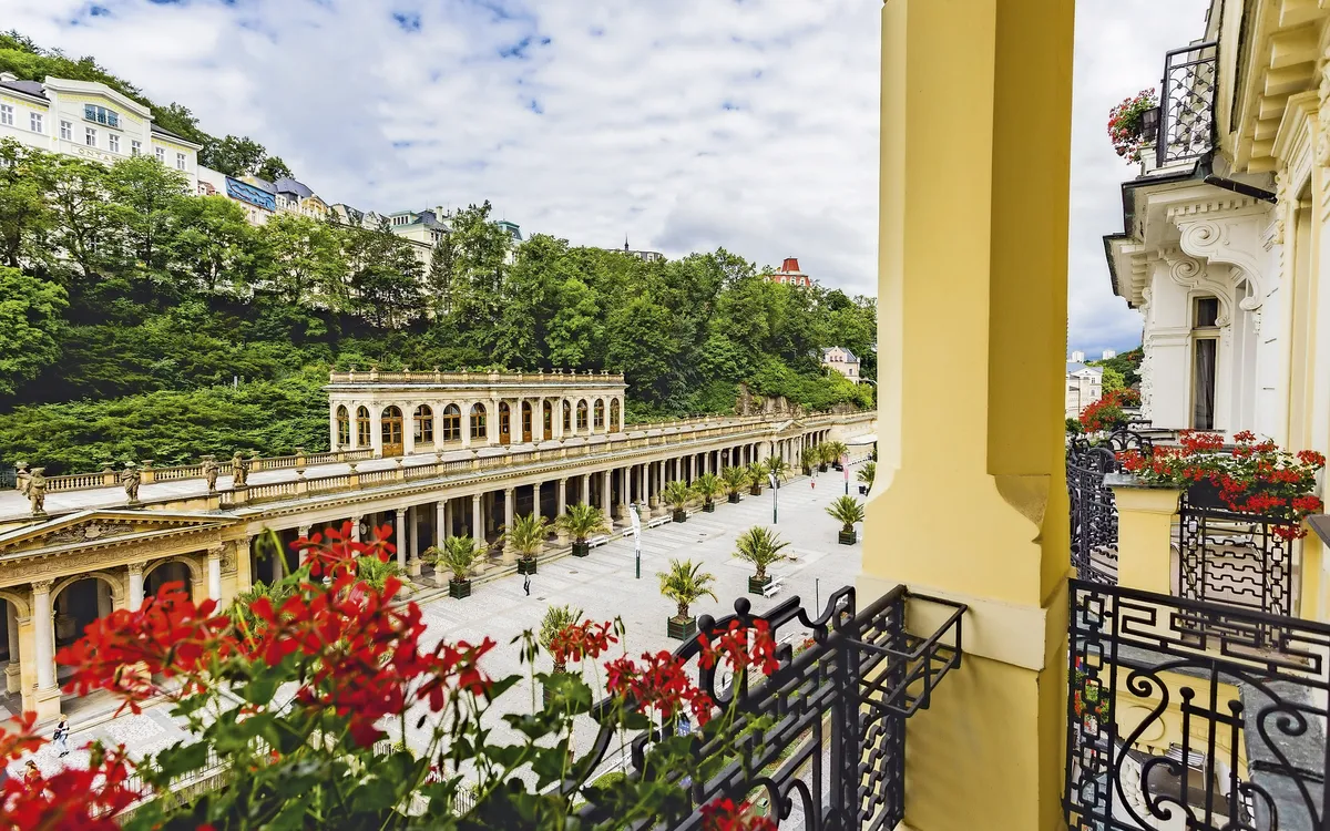 Hotel Astoria Karlsbad Ausblick