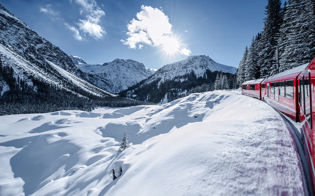 Glacier- und Bernina-Express