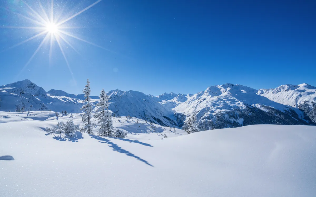 Winter in den Bergen