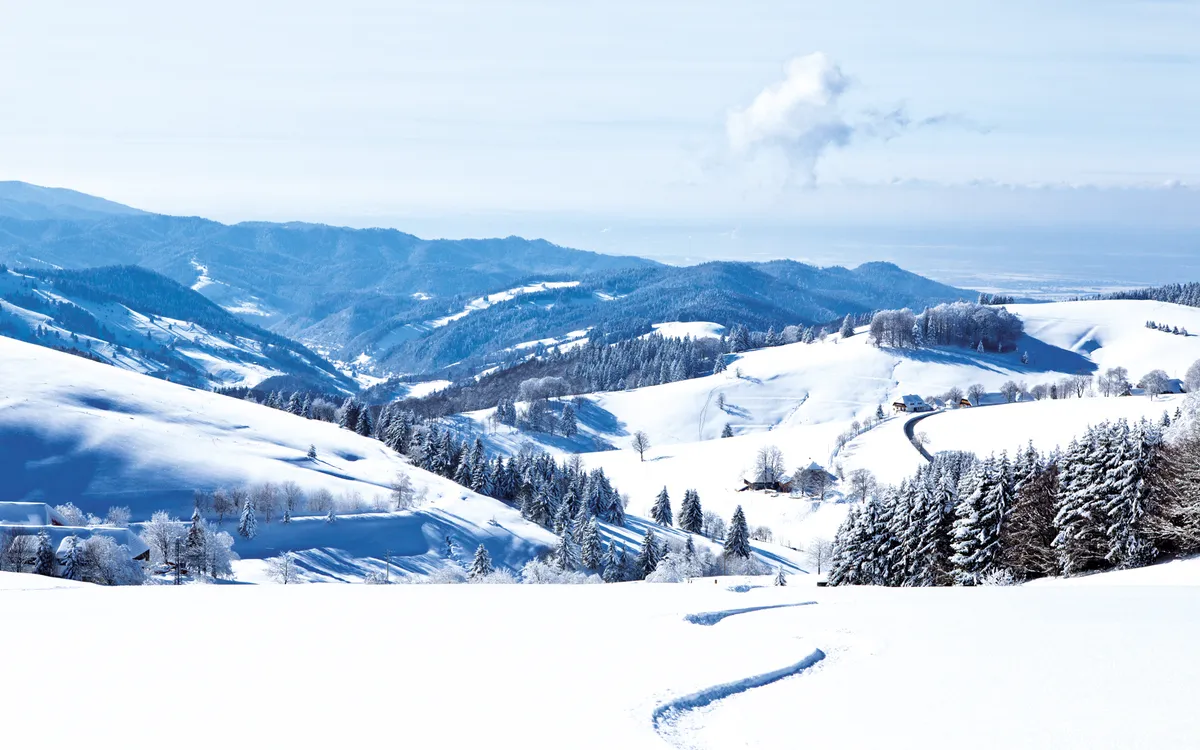 Winter, Schnee, Berg, Schwarzwald