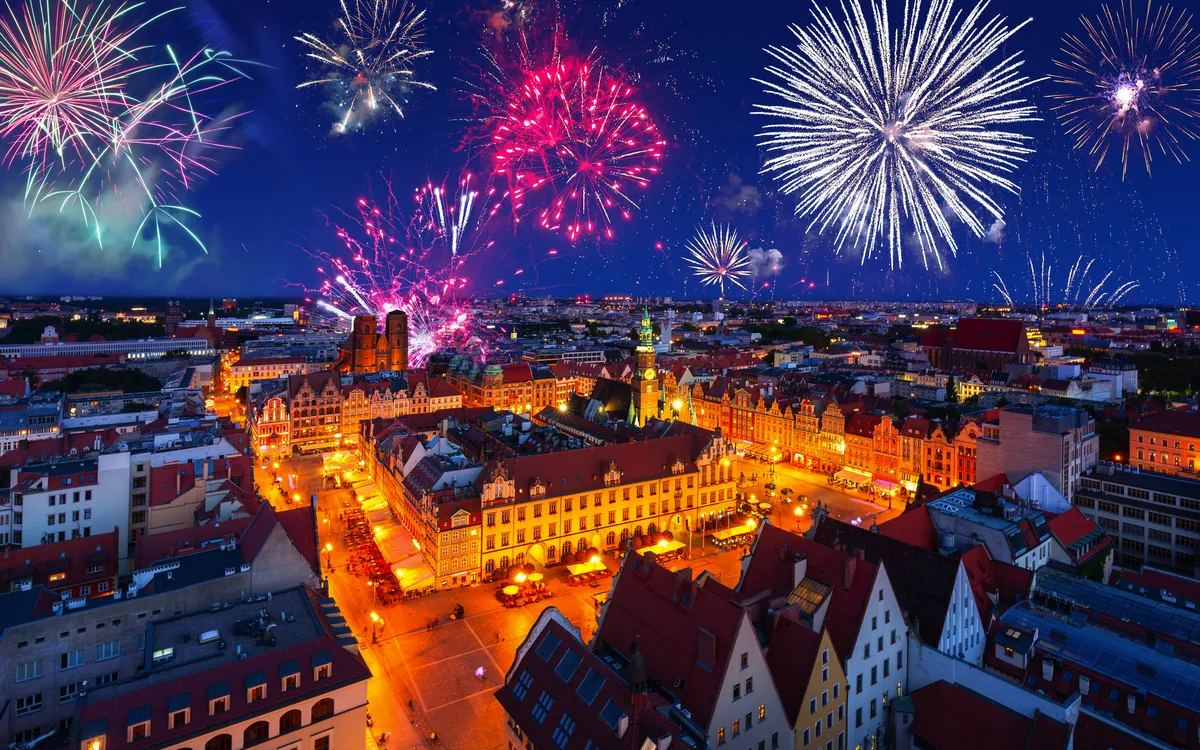 Silvester in Breslau