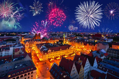Silvester in Breslau