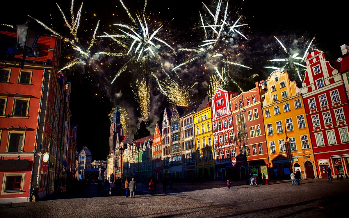 Silvester in Breslau