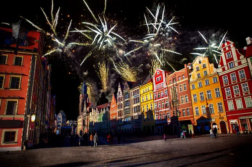 Silvester in Breslau