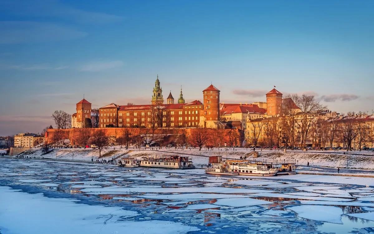 Wawelschloss im Winter