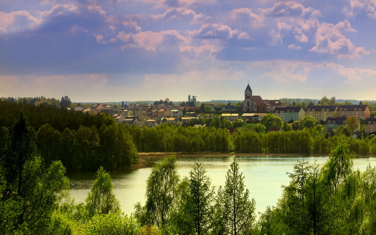 Mrągowo (deutsch Sensburg) in der polnischen Woiwodschaft Ermland-Masuren