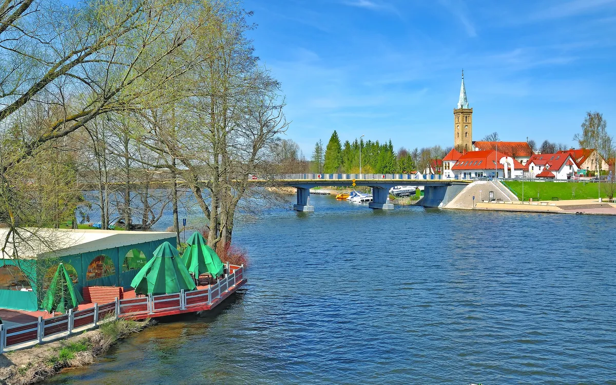 im beliebten Urlaubsort Mikolajki oder Nikolaiken am Spirdingsee,Masuren,Polen