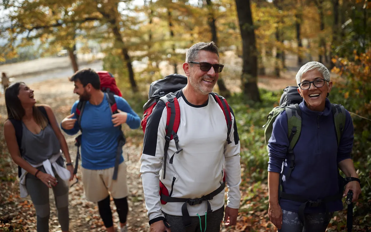 Familienzeit beim Wandern