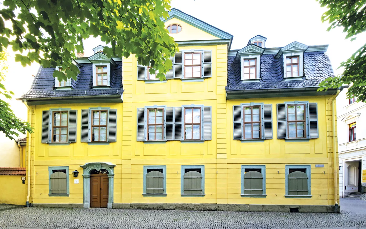 Das Schillerhaus in Weimar, Thüringen, Deutschland